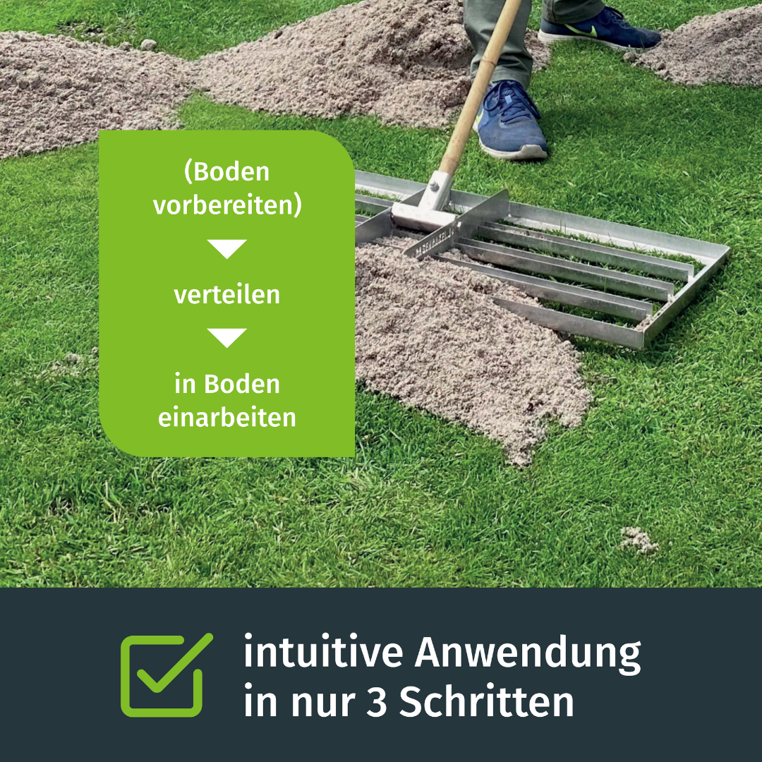 Rasensand - Für einen belastbaren Rasen