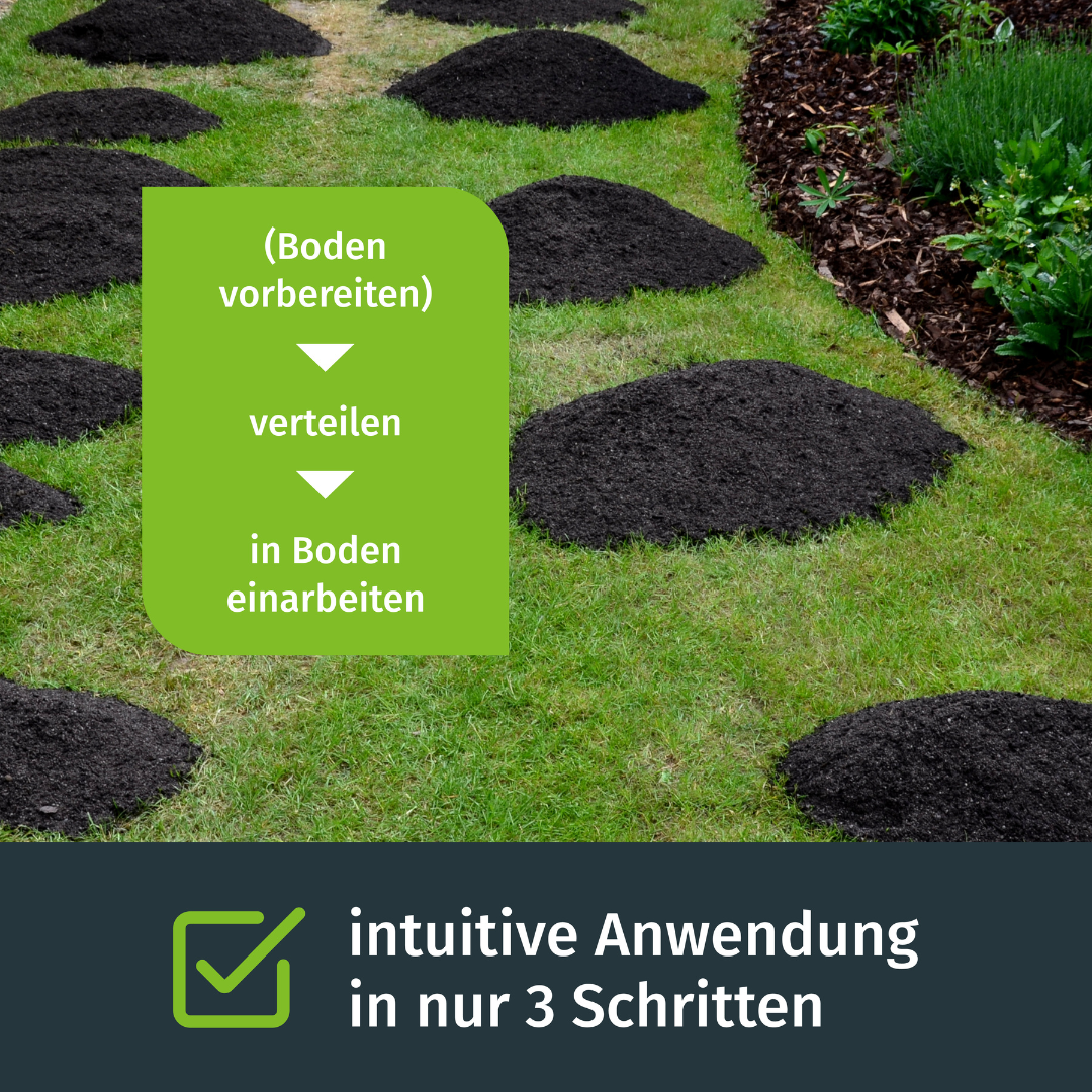 Rasenerde - 100% torffrei mit NPK-Dünger