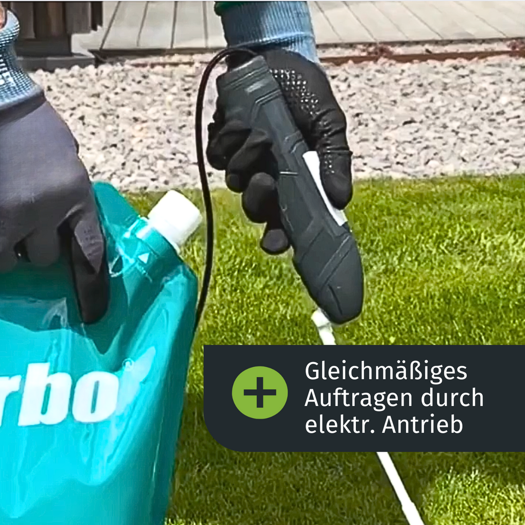 Elektrische Spritze – turbogrün